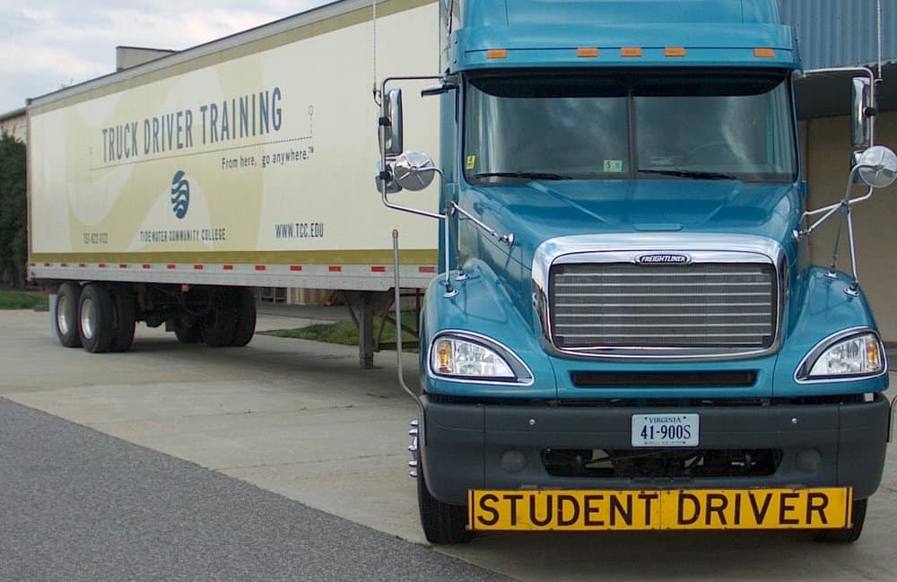 Currently 18-21 year olds are prohibited from driving interstate commerce. But President Trump's push to create more apprenticeship programs may be a possible solution, and could open the door to attracting younger people into the profession.