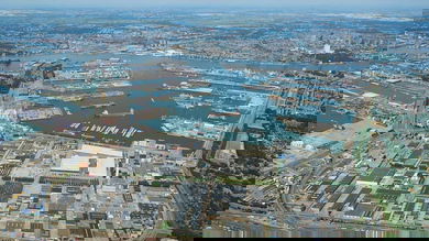 Port of Rotterdam, Netherlands.