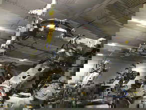 Volvo plant robots