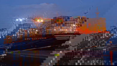 container ship
