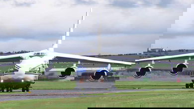 The AN-124 is the largest civil cargo plane in the world.