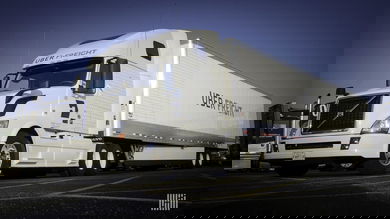 Uber Freight tractor-trailer