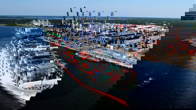 container ship