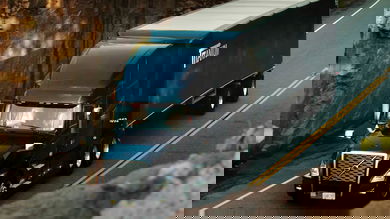 A tractor-trailer of Titanium Transportation Group