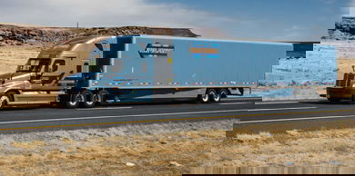 Werner Enterprises truck on highway