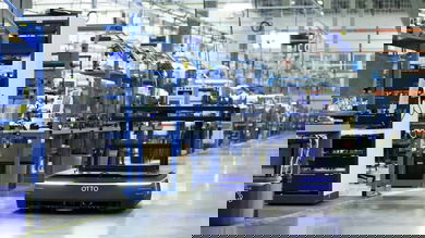 An OTTO Motors self-driving robot
