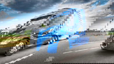 Volvo VNR on highway