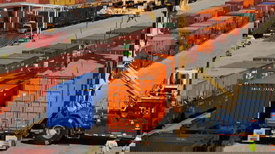 Napoleon intermodal railyard at the Port of New Orleans.
