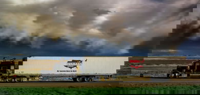 Wabash trailer on highway