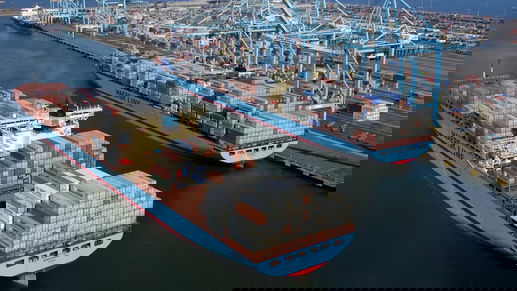 container ship of NYSHEX member