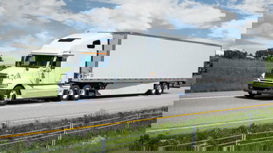 white truck on highway