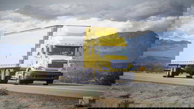 Unidentified truck on highway