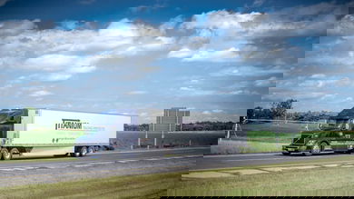 A tractor-trailer of Titanium Transportation Group.