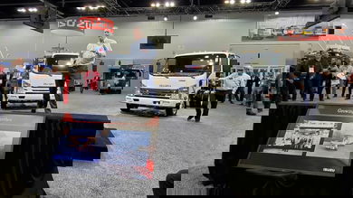 Isuzu's Shaun Skinner speaks at Work Truck Show