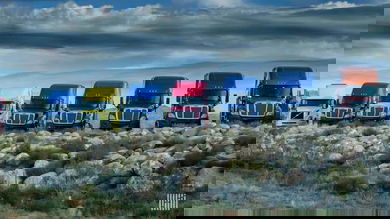 Later model used truck prices are soaring as scarcity sets in. (Photo: Jim Allen/FreightWaves)