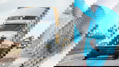 truck with hair test sample