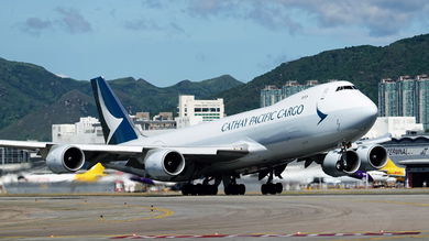A Cathay Pacific Cargo 747-8 freighter takes off from its home base at Hong Kong International Airport, July 27, 2020. (Photo: Shutterstock/LPatricK297)