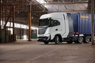 Nikola FCEV in warehouse