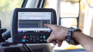 Truck electronic logging device