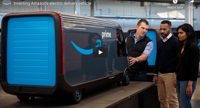 Amazon Electric Delivery Vehicle