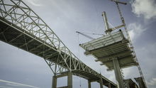Bridge being repaired
