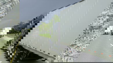 Truck on highway/cash