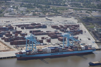 APM Container terminal at Port of Mobile